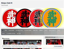 Tablet Screenshot of ninjas91.com